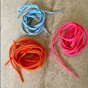 Bundle of 3 pairs of shoe laces new